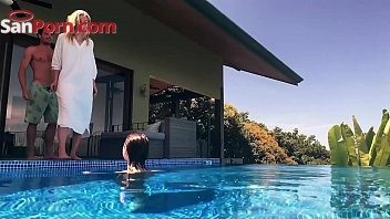 Hot Brunette Party Threesome Outdoor Sex Hot Brunette party threesome outdoor sex